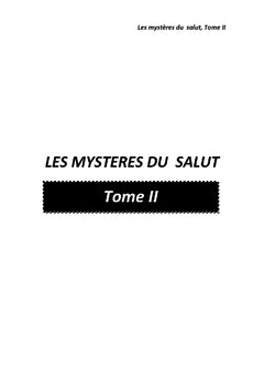 Les mystEres du salut