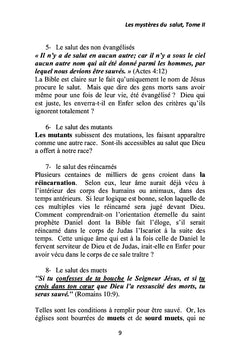 Les mystEres du salut