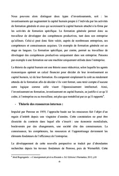 Les variables influençant le transfert des apprentissages acquis
