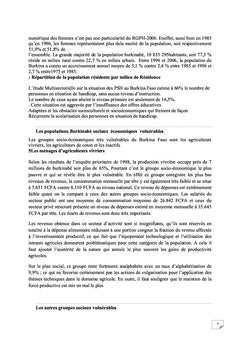 Les inégalités scolaires au Burkina Faso: