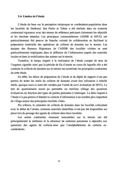 Pour une intégration locale efficace post crise des ex-combattants