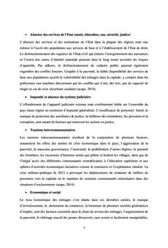 Crise sécuritaire et vulnérabilité alimentaire des ménages à Bangui