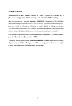Chargé d'étude et des projets