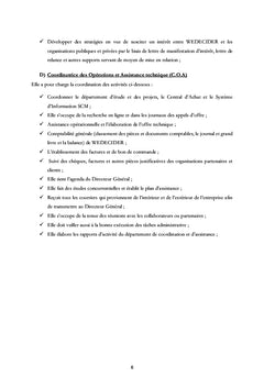 Chargé d'étude et des projets