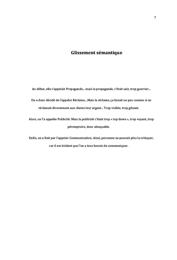 L'idéologie publicitaire