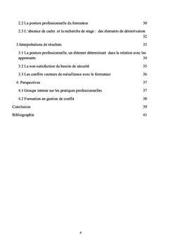 Recherche sur la relation d'accompagnement
