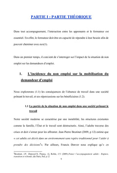 Recherche sur la relation d'accompagnement