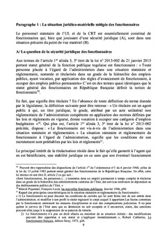 Aspects juridiques du personnel des EPA