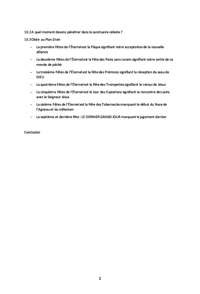 Le Royaume de Dieu est venu