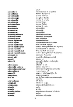 Mots et expressions en anglais des affaires
