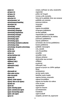 Mots et expressions en anglais des affaires
