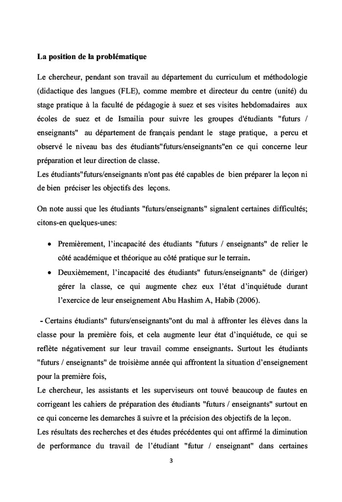 Efficacité du travail en équipe afin de développer des compétences de la préparation des leçons