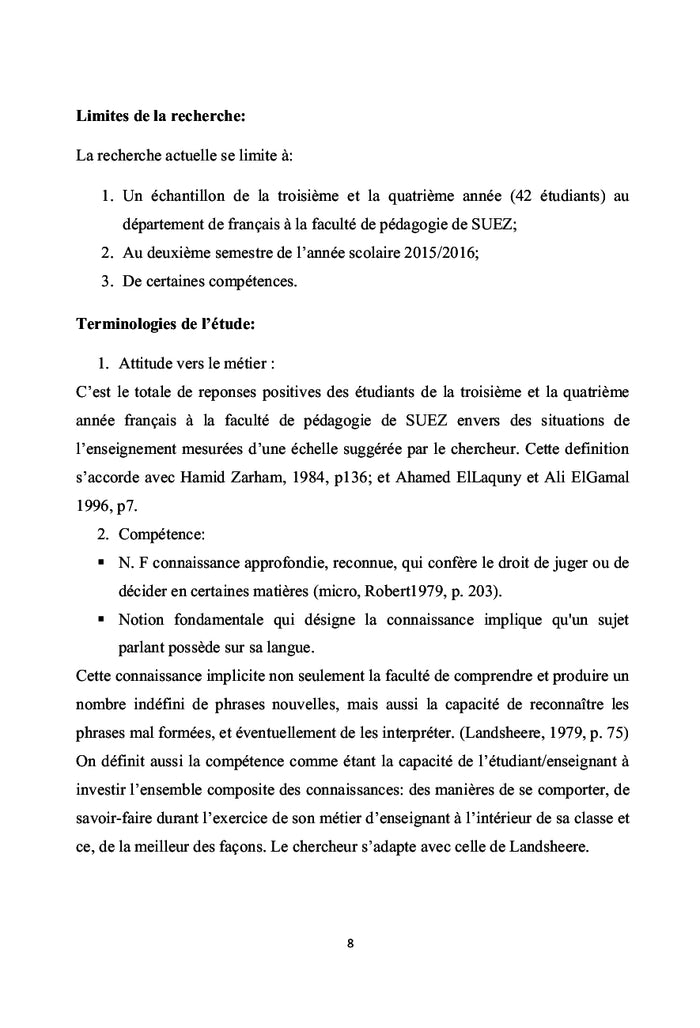 Efficacité du travail en équipe afin de développer des compétences de la préparation des leçons