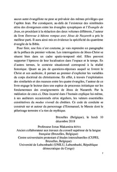 Entrevue à bâtons rompus avec Jésus de Nazareth