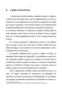 Usage des toponymes problématique en RDC dans le domaine de la cartographie