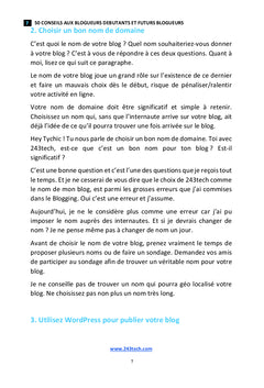 50 Conseils aux blogueurs débutants et futurs blogueurs