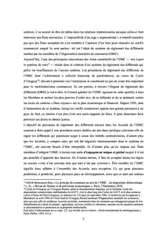 Les Pays en développement et l'Organe de règlement des différends-OMC