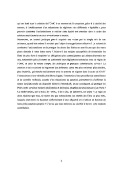 Les Pays en développement et l'Organe de règlement des différends-OMC