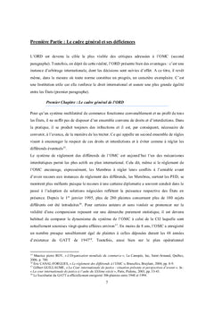 Les Pays en développement et l'Organe de règlement des différends-OMC