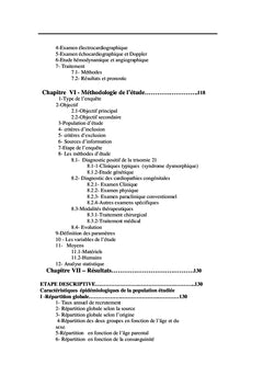 Cardiopathies congénitales chez le trisomique 21 à propos de 110 cas
