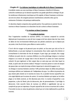 Tourisme et Culture: