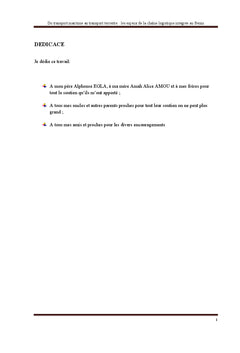 Du transport maritime au transport terrestre: