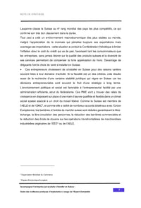 Accompagner l'entreprise qui souhaite s'installer en Suisse