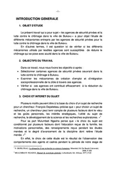 Les agences de sécurité privées et la lutte contre le chômage à Bukavu