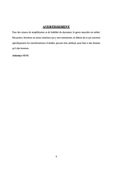 La formation en entrepreneuriat des transformatrices d'attiéké