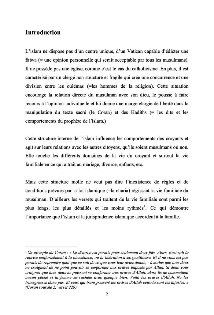 Le mariage des Musulmans au Québec