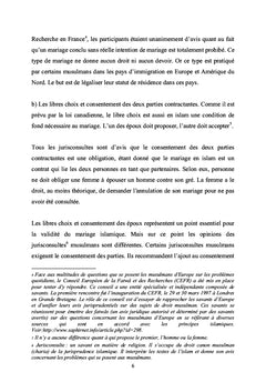 Le mariage des Musulmans au Québec