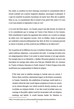 Le mariage des Musulmans au Québec