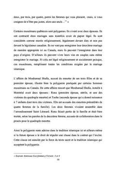 Le mariage des Musulmans au Québec