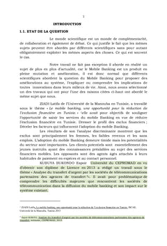 Impact du Mobile Banking sur la messagerie financière à Mbujimayi