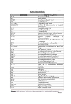 Informatisation de la Gestion des Consommables et Matériel Informatique