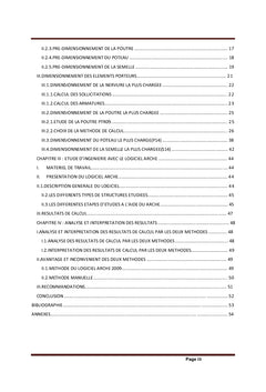 Dimensionnement de quelques éléments porteurs d'un bâtiment