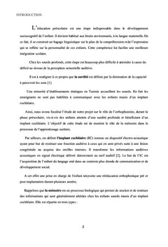 La mémoire et l'intégration scolaire