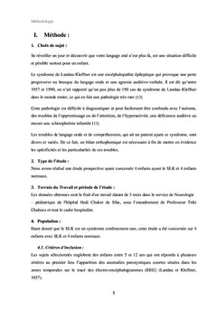 Spécificités de la prise en charge orthophonique des troubles du langage