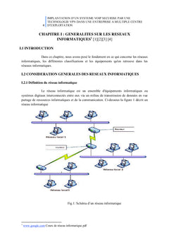 Implantation d'un système VOIP sécurisé par une technologie VPN