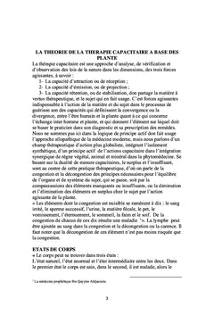 La thérapie capacitaire des plantes au service de la santé humaine