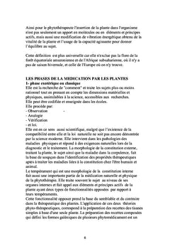 La thérapie capacitaire des plantes au service de la santé humaine