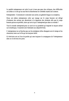 Le breviaire du parfait entrepreneur