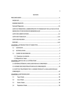 Analyse prospective du coût du traitement de l'anémie rénale