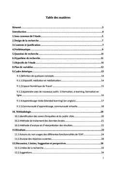 Étude des non-usages des Espaces Numériques de Travail (ENT) en France