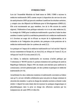 Médecine traditionnelle en ophtalmologie