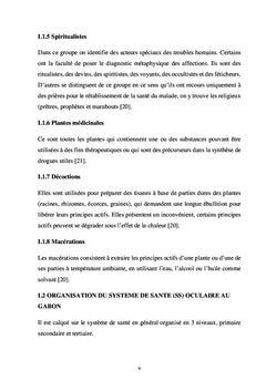 Médecine traditionnelle en ophtalmologie