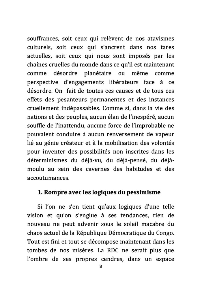 Le nouvel homme congolais