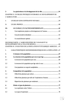 Impact de la culture de l'ananas sur le développement de Bonoua