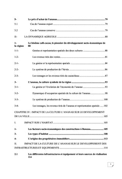 Impact de la culture de l'ananas sur le développement de Bonoua