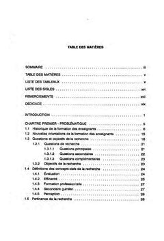 Evaluation de l'efficacité d'un programme de formation d'enseignants